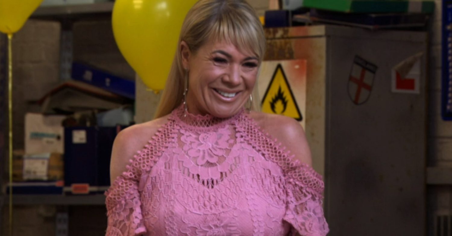 EastEnders' Sharon is smiling