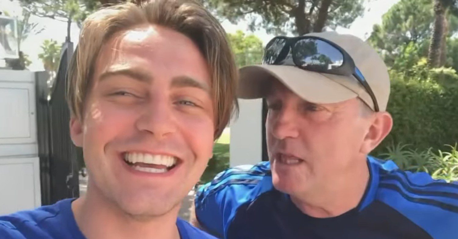 Bradley Walsh with son Barney on Breaking Dad