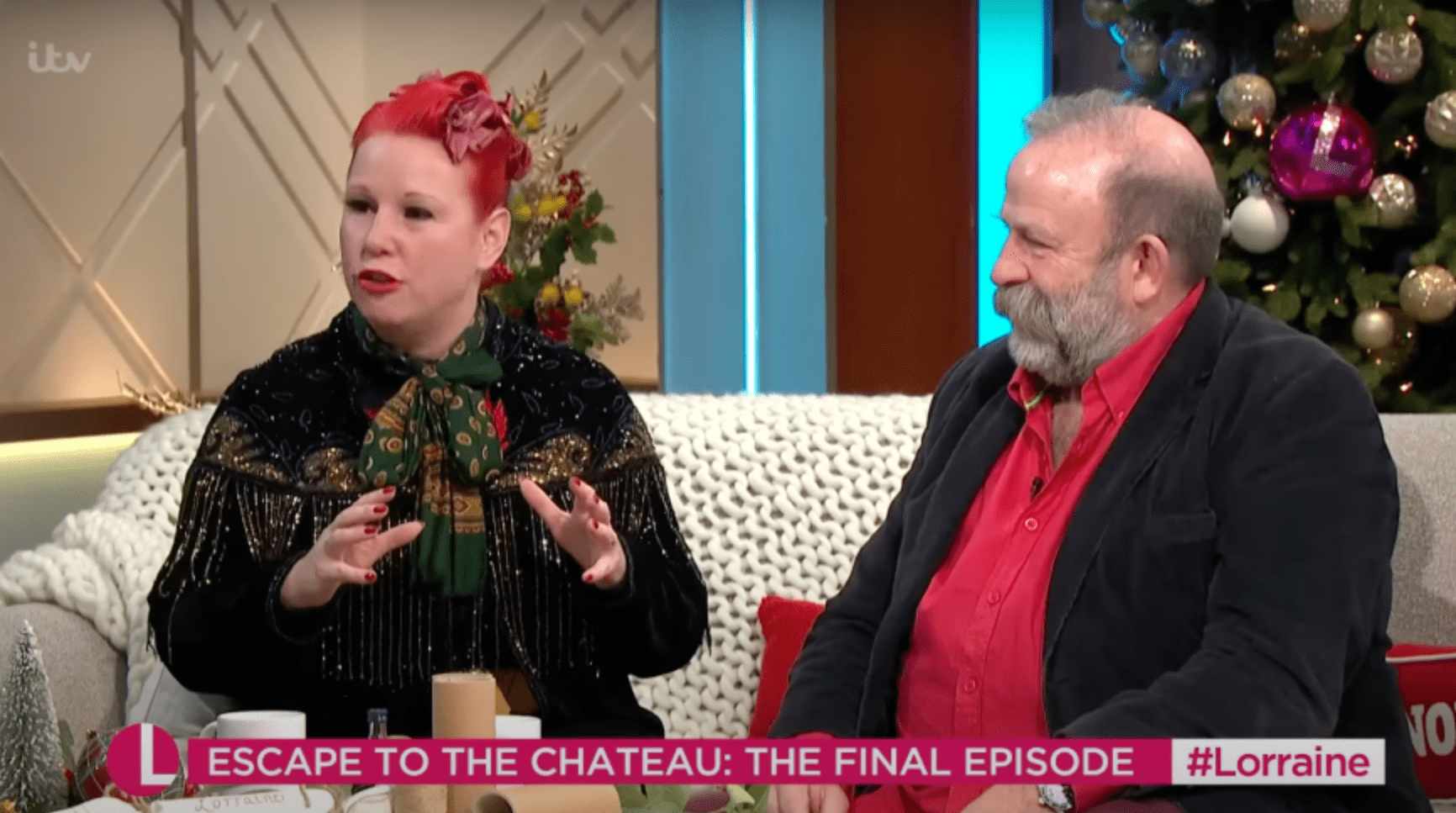 Dick and Angel on Lorraine