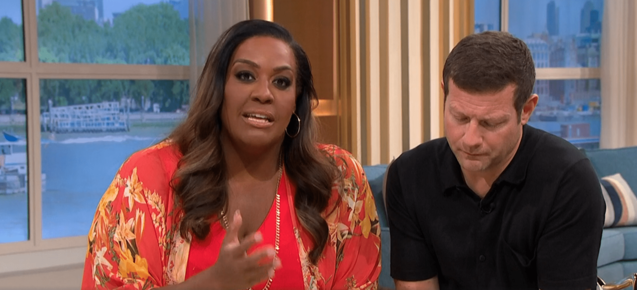 Alison Hammond and Dermot O'Leary on This Morning 