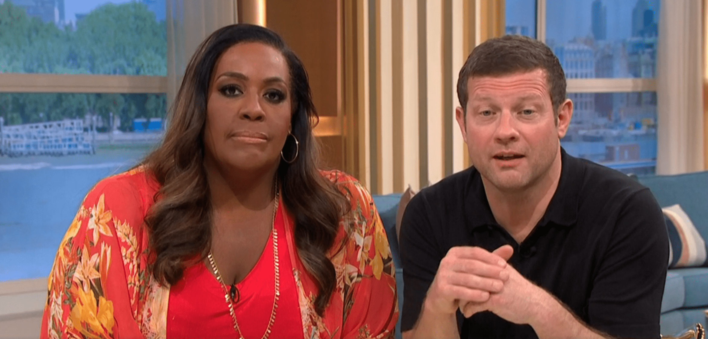 Alison Hammond and Dermot O'Leary on This Morning 