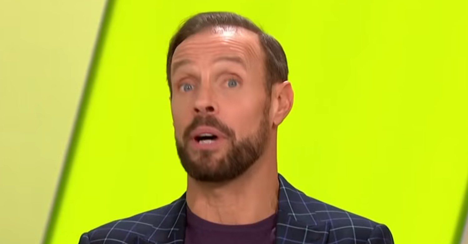 Jason Gardiner being interviewed on Loose Women