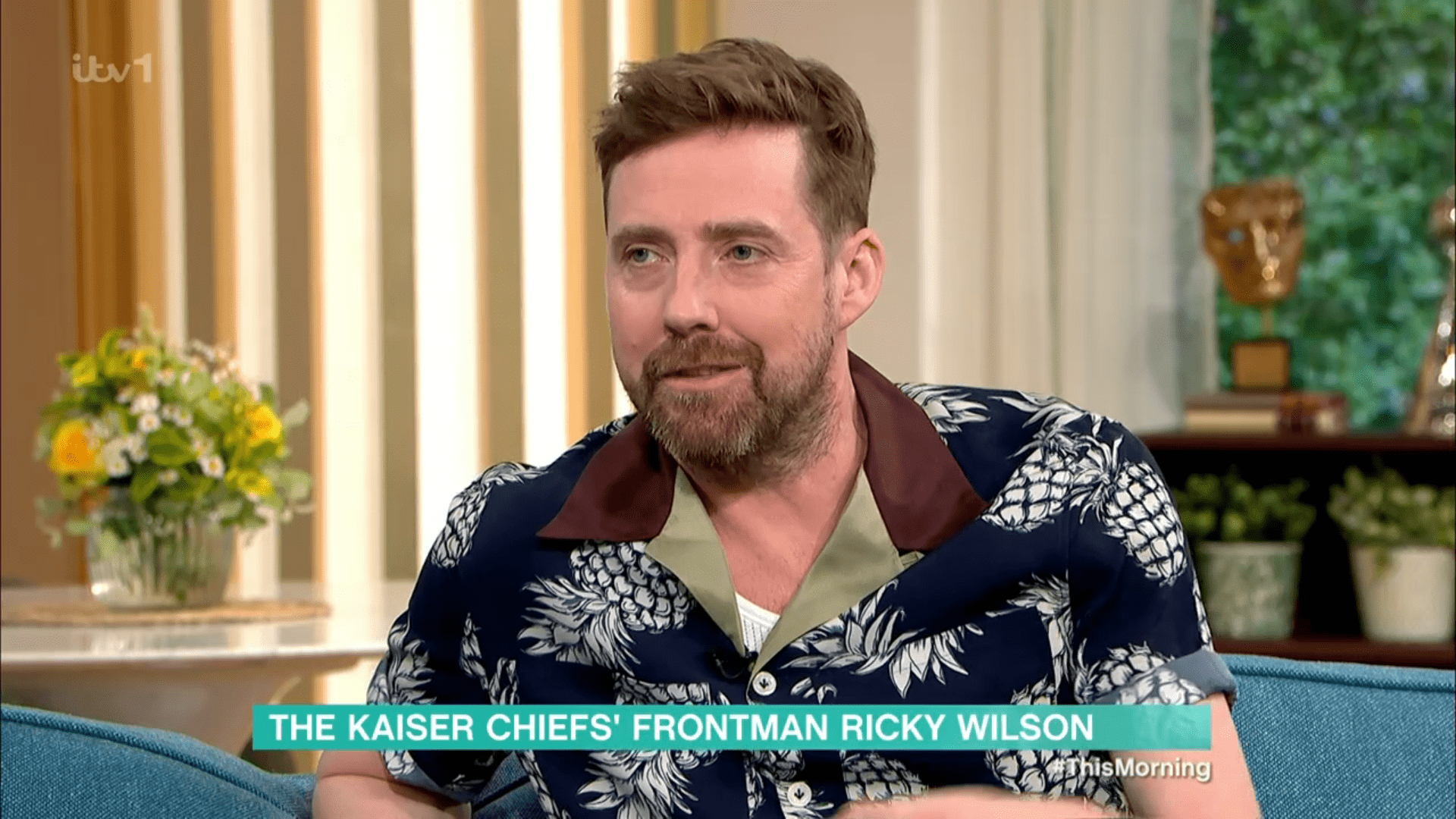 Ricky Wilson smiles on This Morning