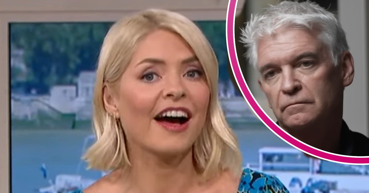 Holly Willoughby presenting This Morning and Phillip Schofield being interviewed