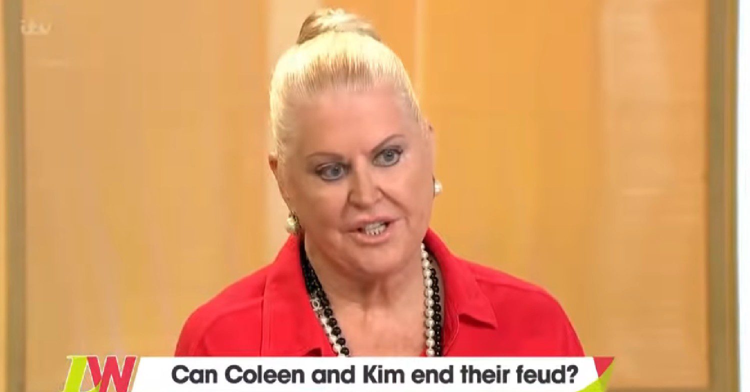 Kim Woodburn looking angry on Loose Women