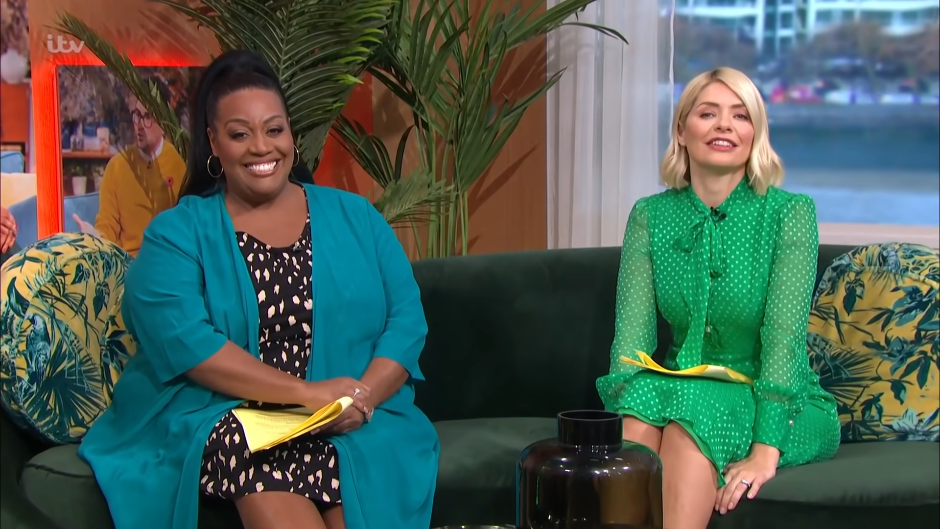 Alison and Holly smile on This Morning