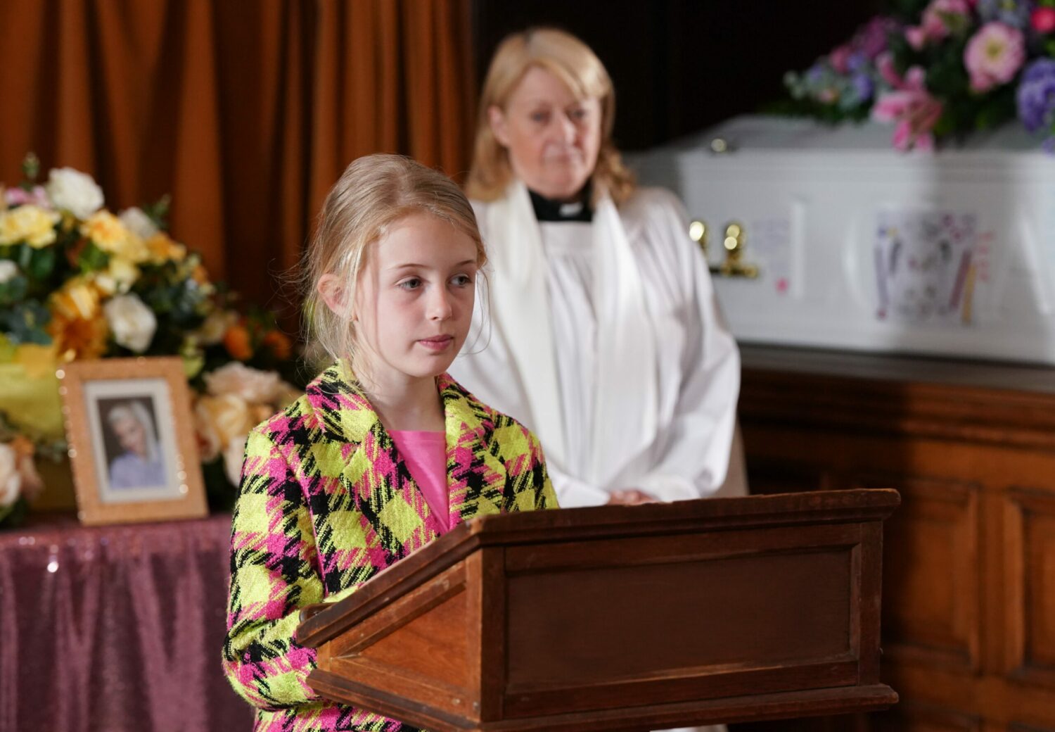 Lexi in EastEnders is brave as she speaks at her mum's funeral