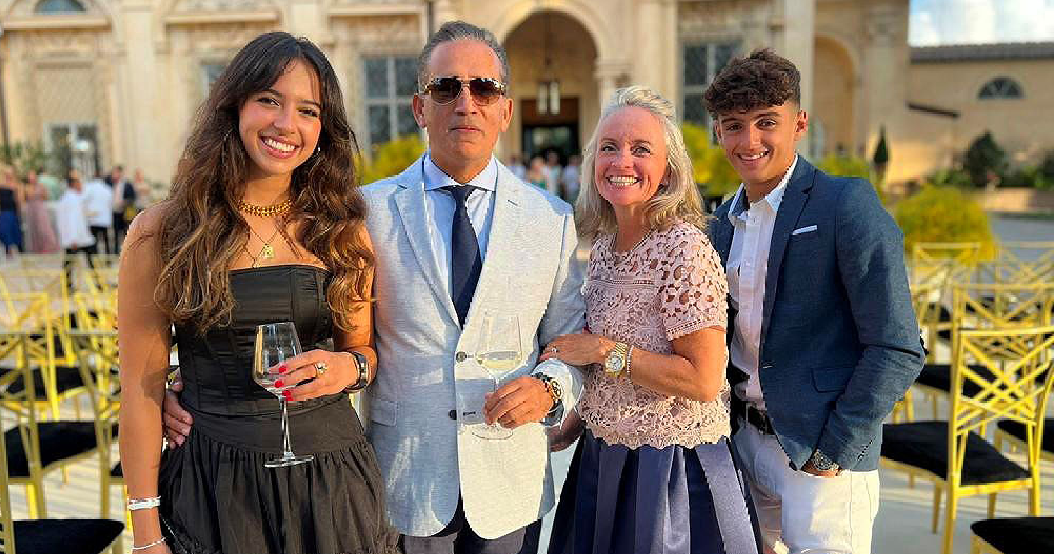 Nottingham attack victim Grace O'Malley-Kumar and her family