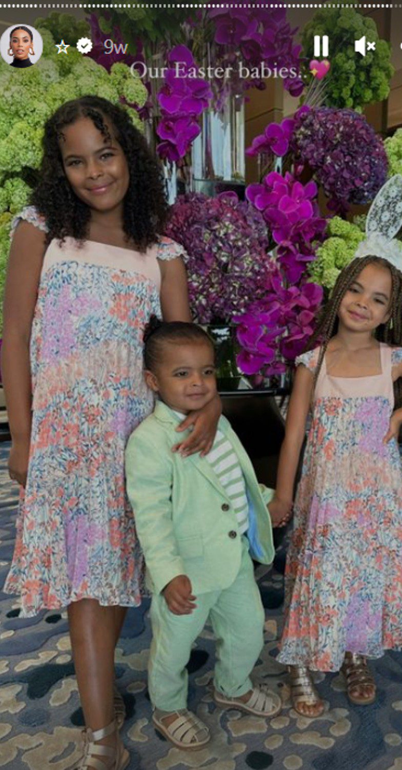 Rochelle and Marvin Humes' three children