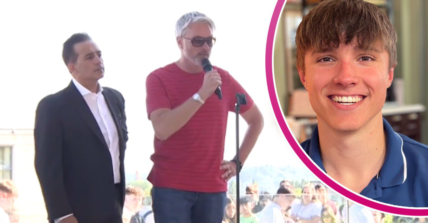 Fathers of Nottingham attack victims at vigil, Barnaby Webber smiling