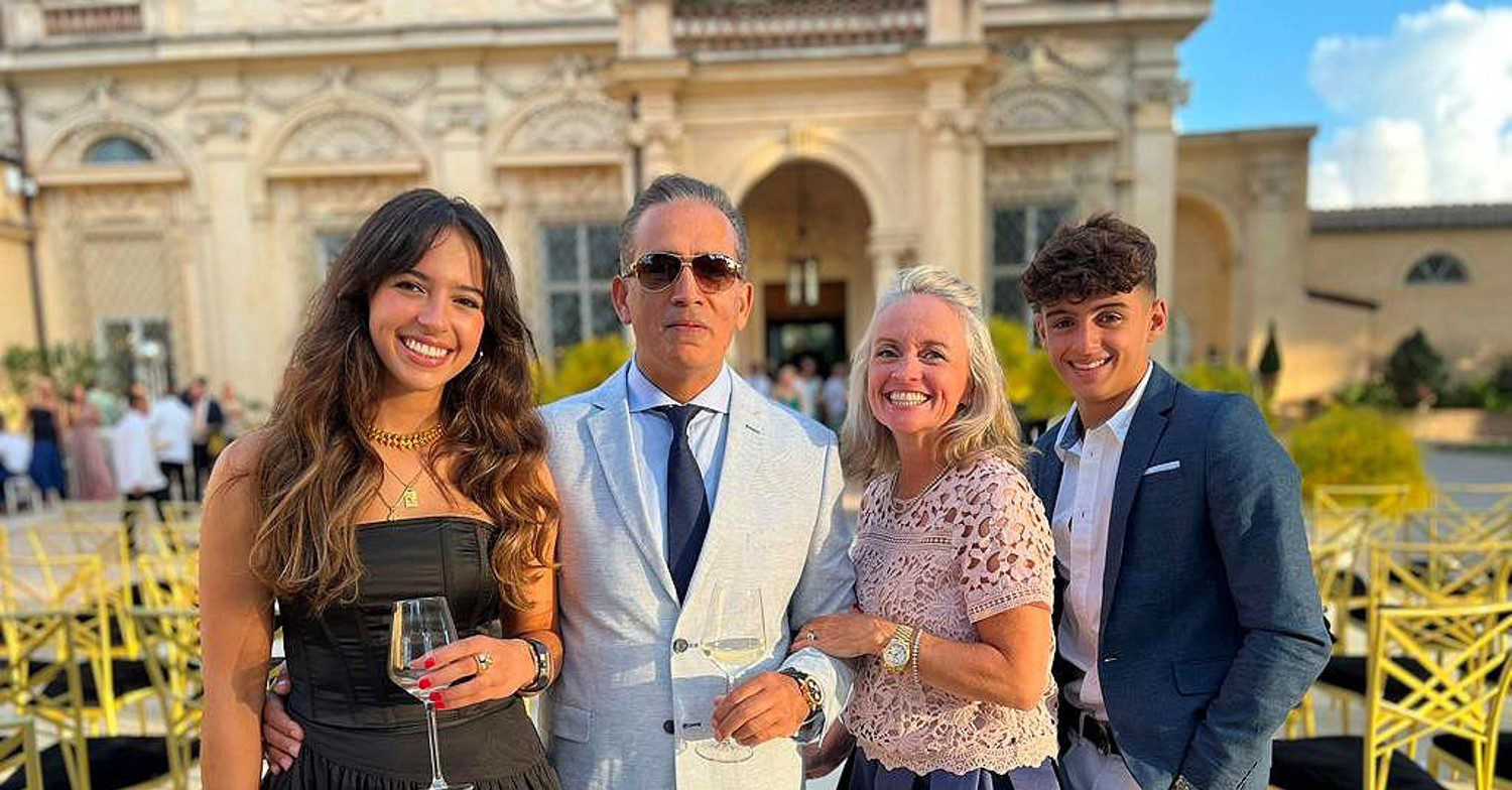 Grace O'Malley-Kumar and family 