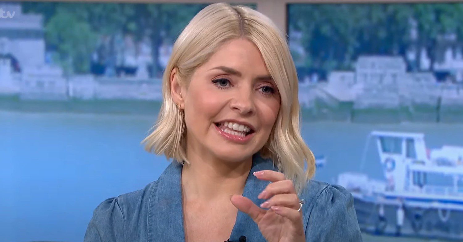 Holly Willoughby speaking on This Morning 