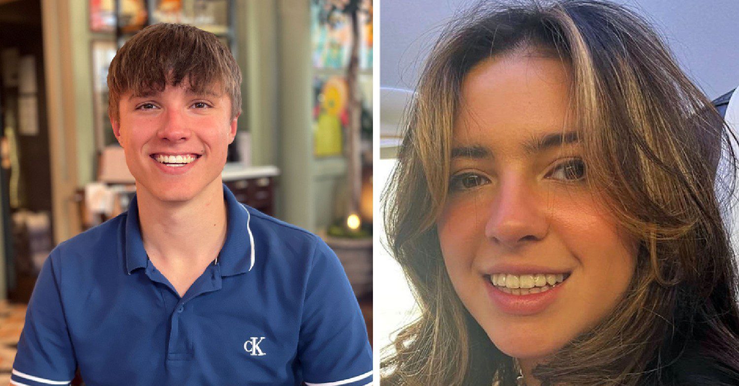 Nottingham victims Barnaby Webber and Grace O'Malley-Kumar smiling in photos