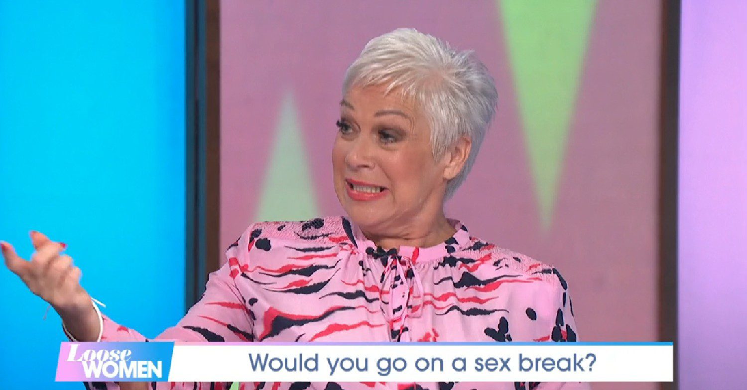 Denise Welch speaking on Loose Women