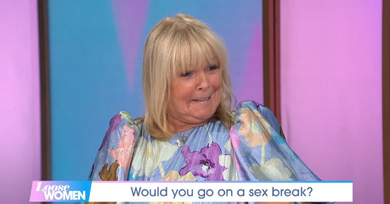Linda Robson looking stunned on Loose Women