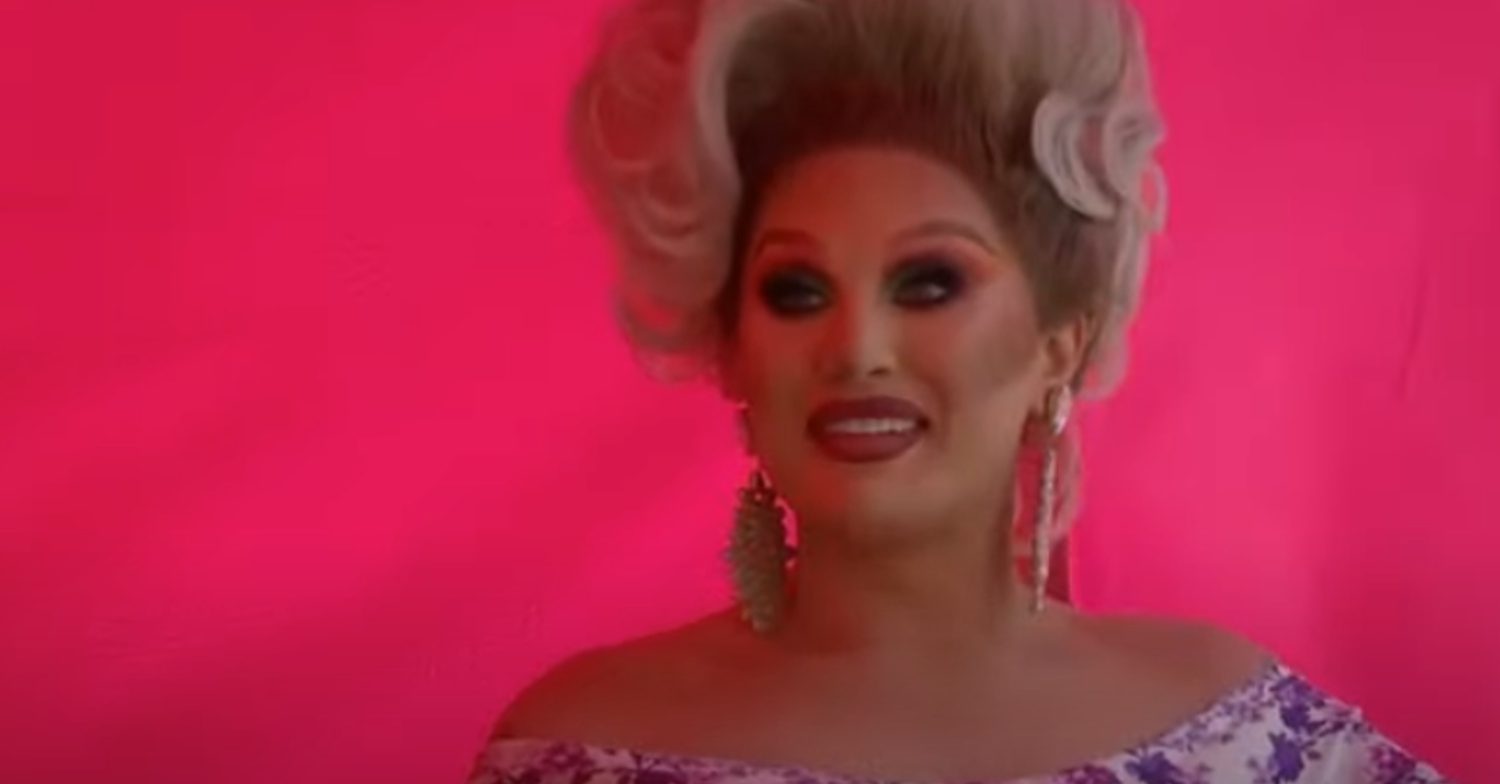 Emmerdale's The Vivienne is in the pride episode of the soap smiling