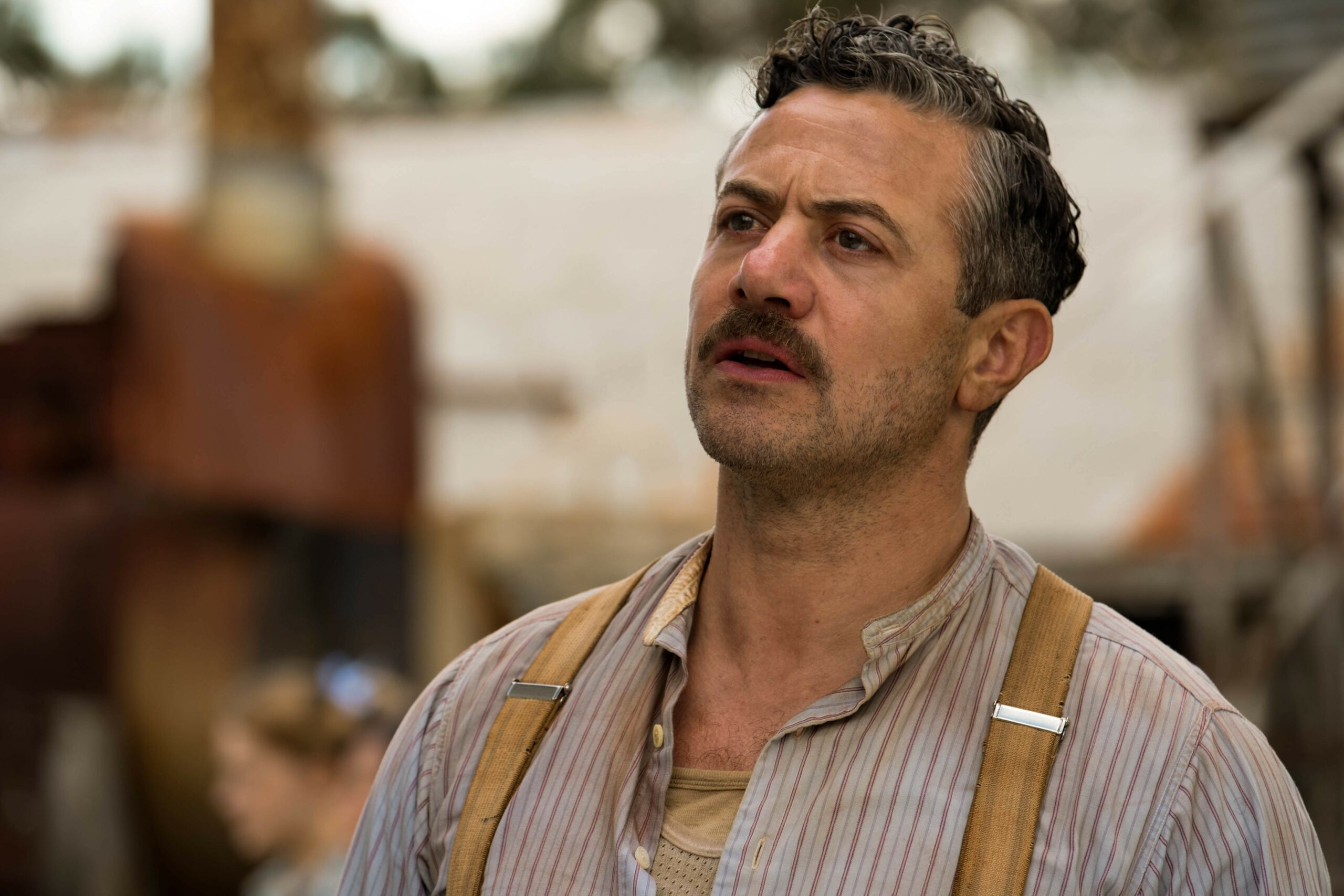 Terry frowns in Ten Pound Poms