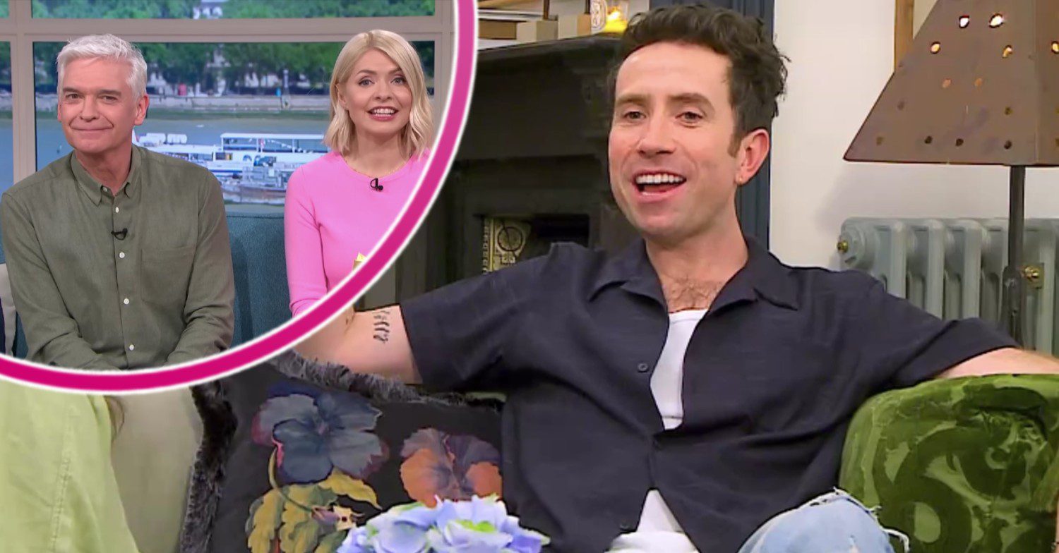 This Morning hosts with a Celebrity Gogglebox cast member