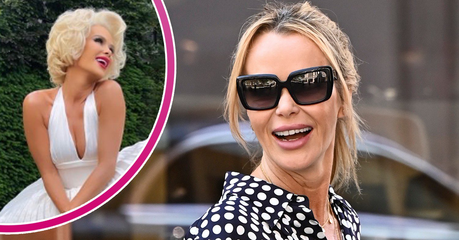 Amanda Holden dresses up as Marilyn Monroe on Instagram