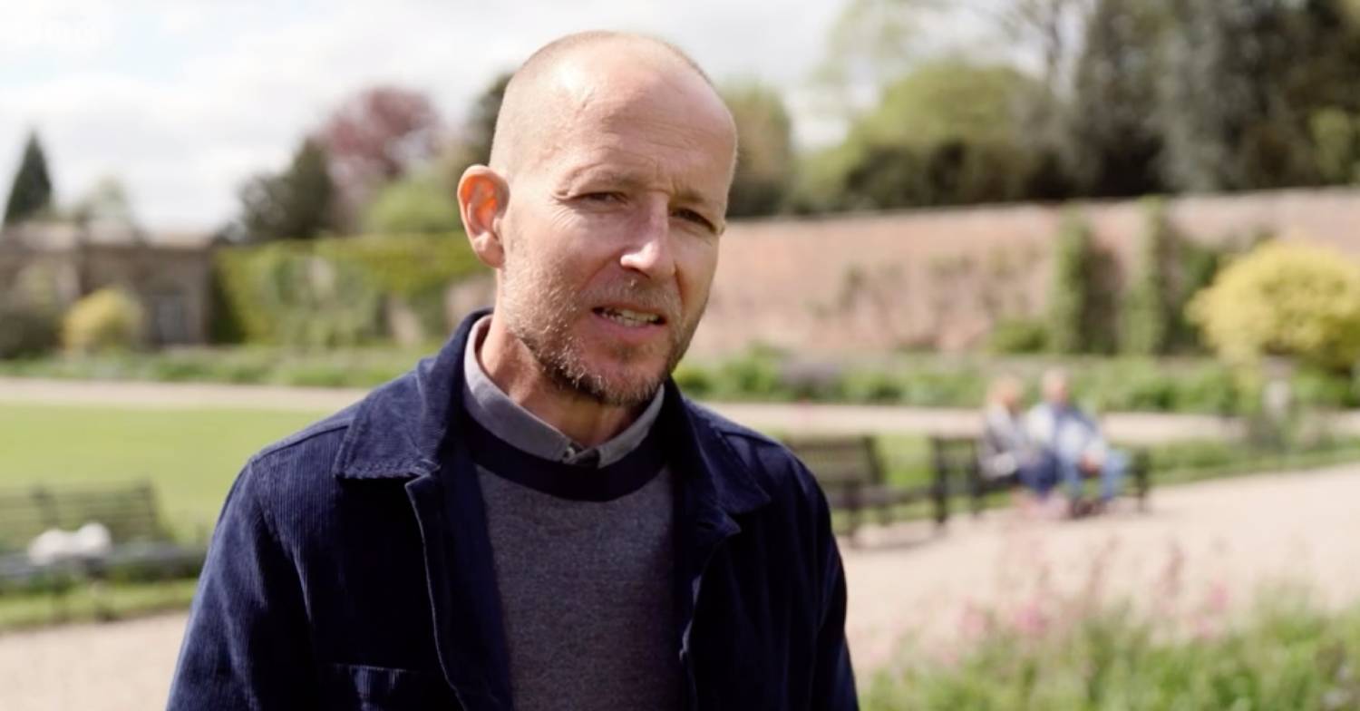 Jonnie Irwin speaks to camera