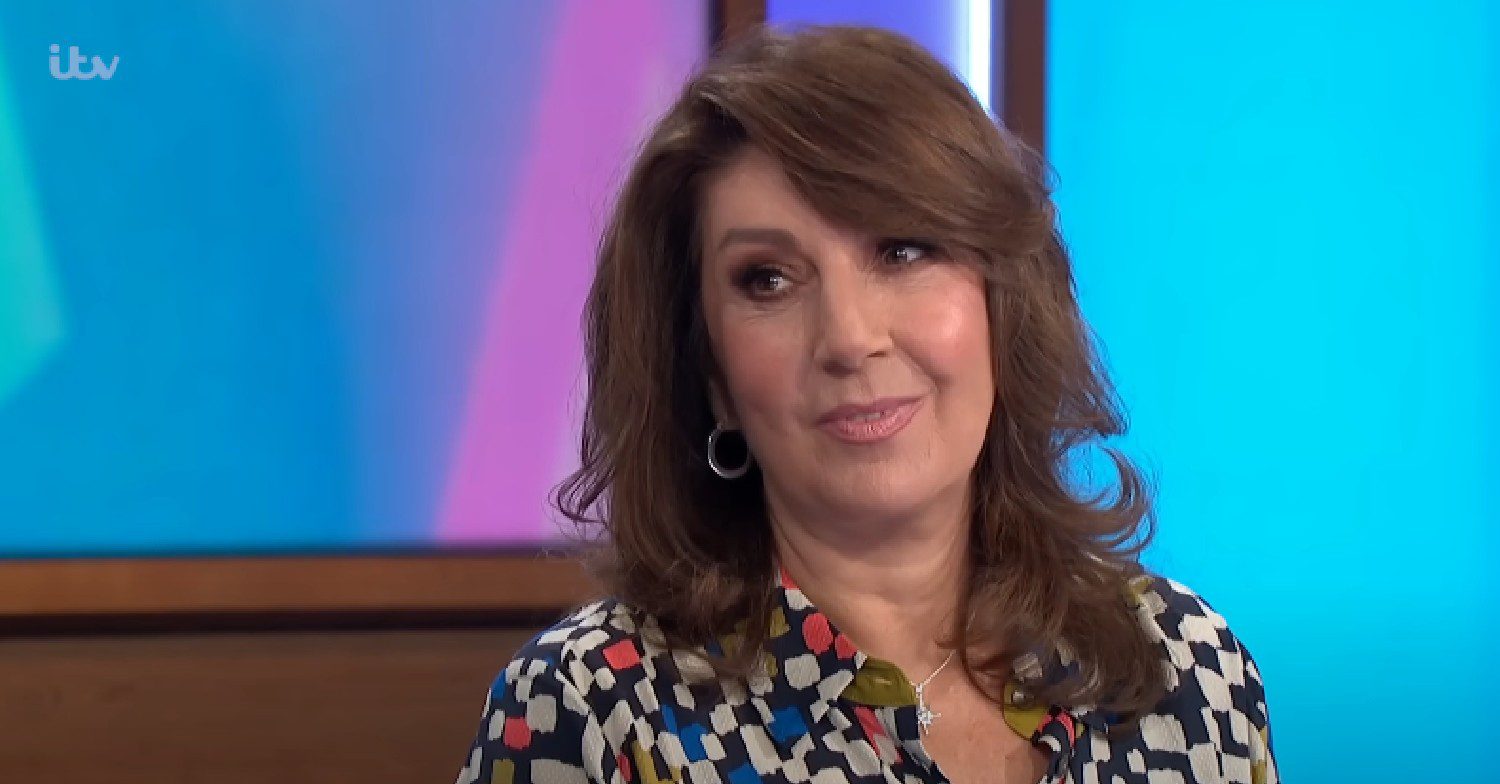Jane McDonald smiling on Loose Women