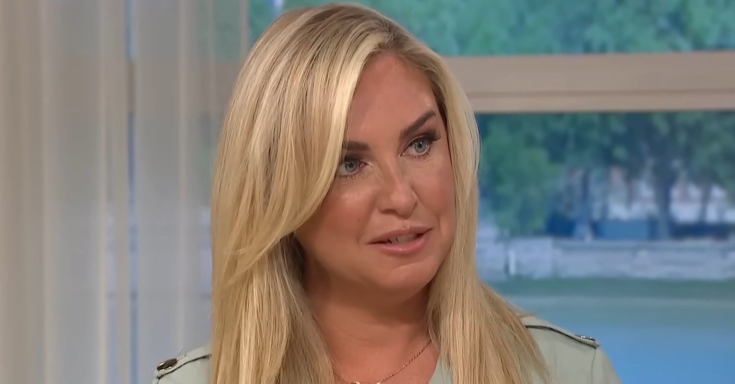 Josie Gibson smiles on This Morning