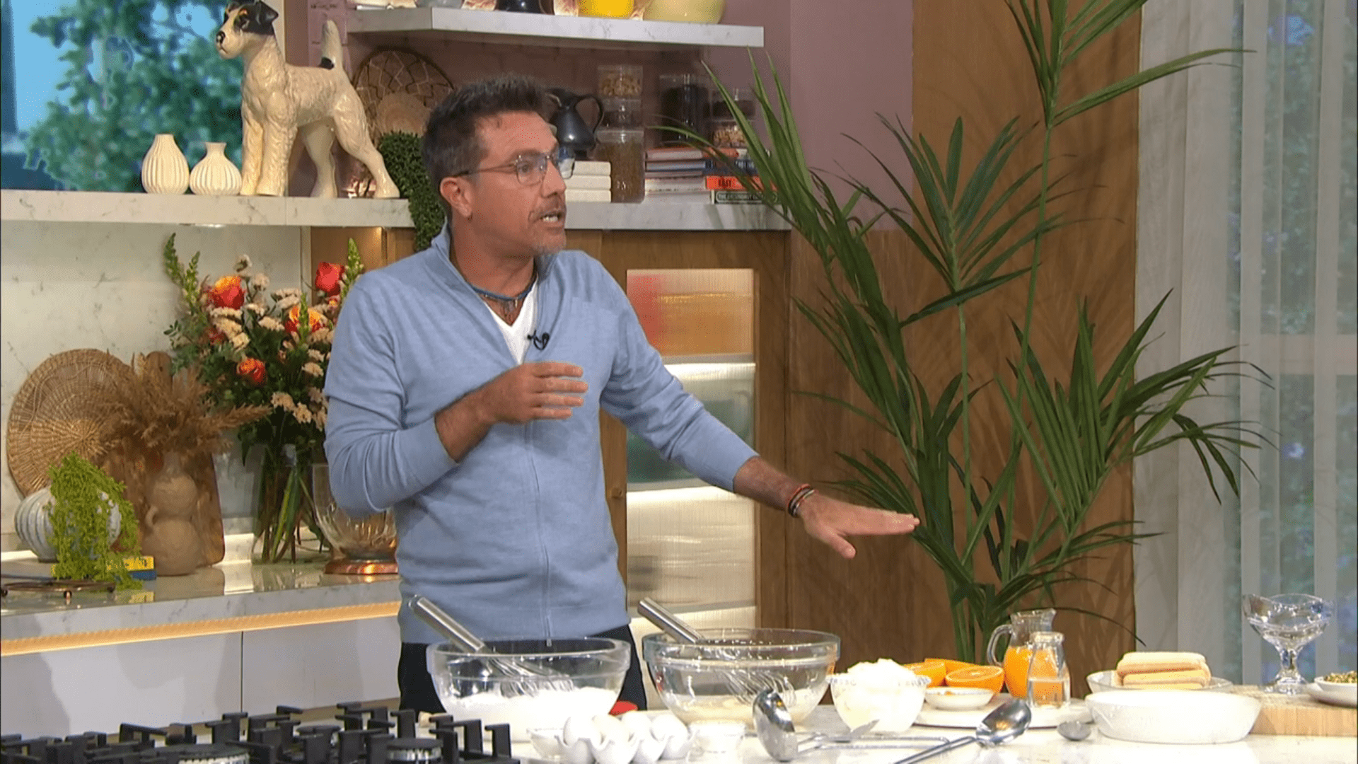 Gino speaks with Dermot and Holly on This Morning