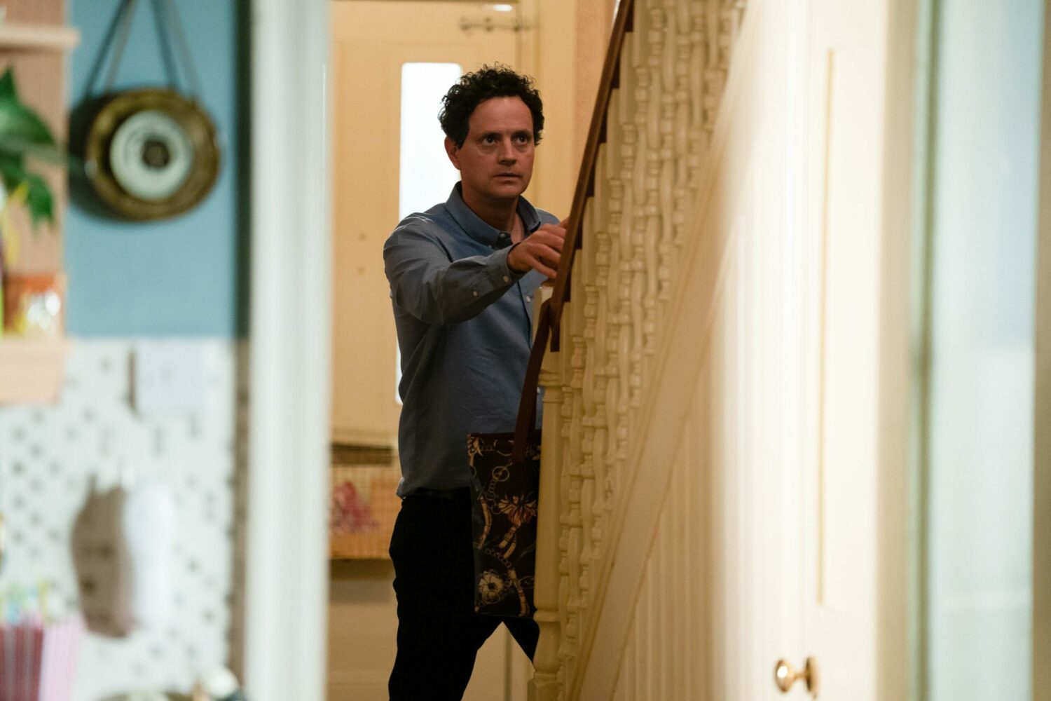 EastEnders' Theo is creeping up Stacey's stairs