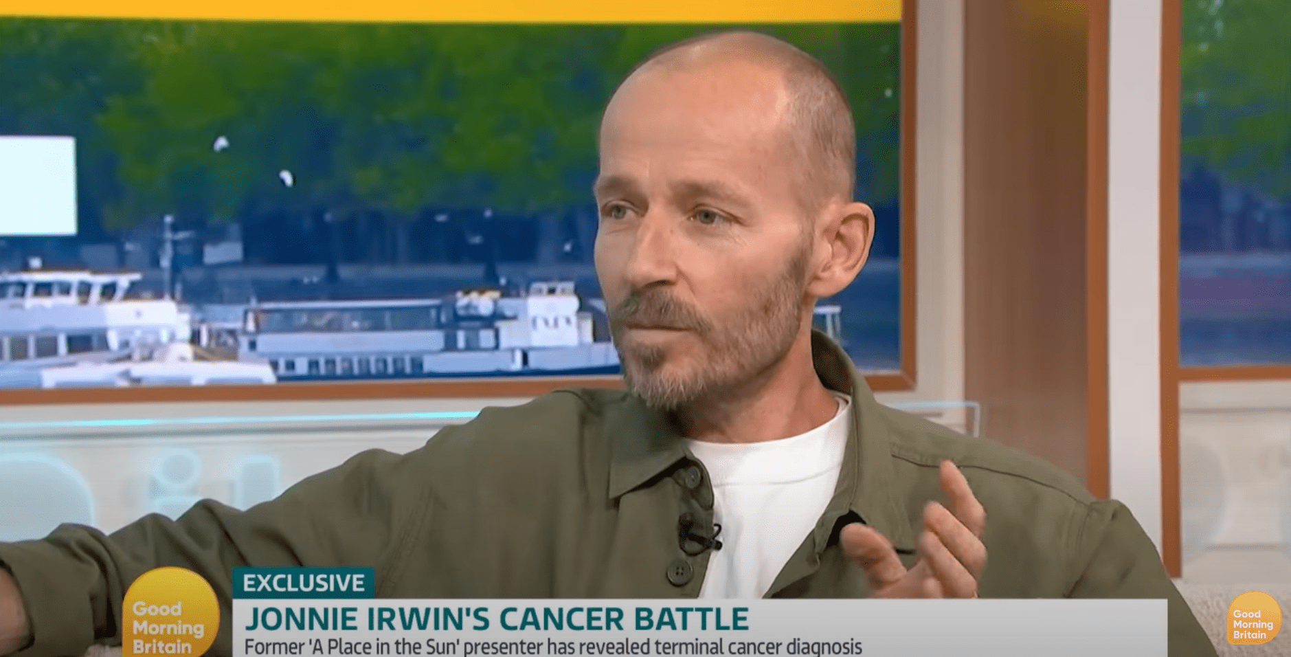 Jonnie Irwin on Good Morning Britain 