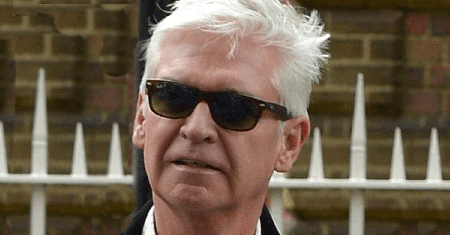 Phillip Schofield wearing sunglasses