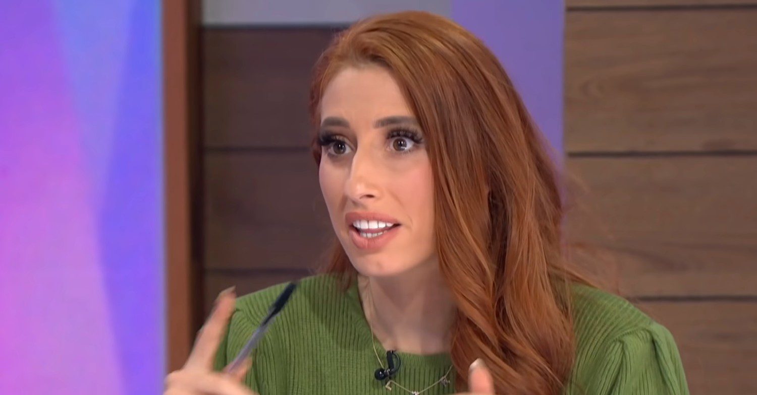 Stacey Solomon smiles on Loose Women