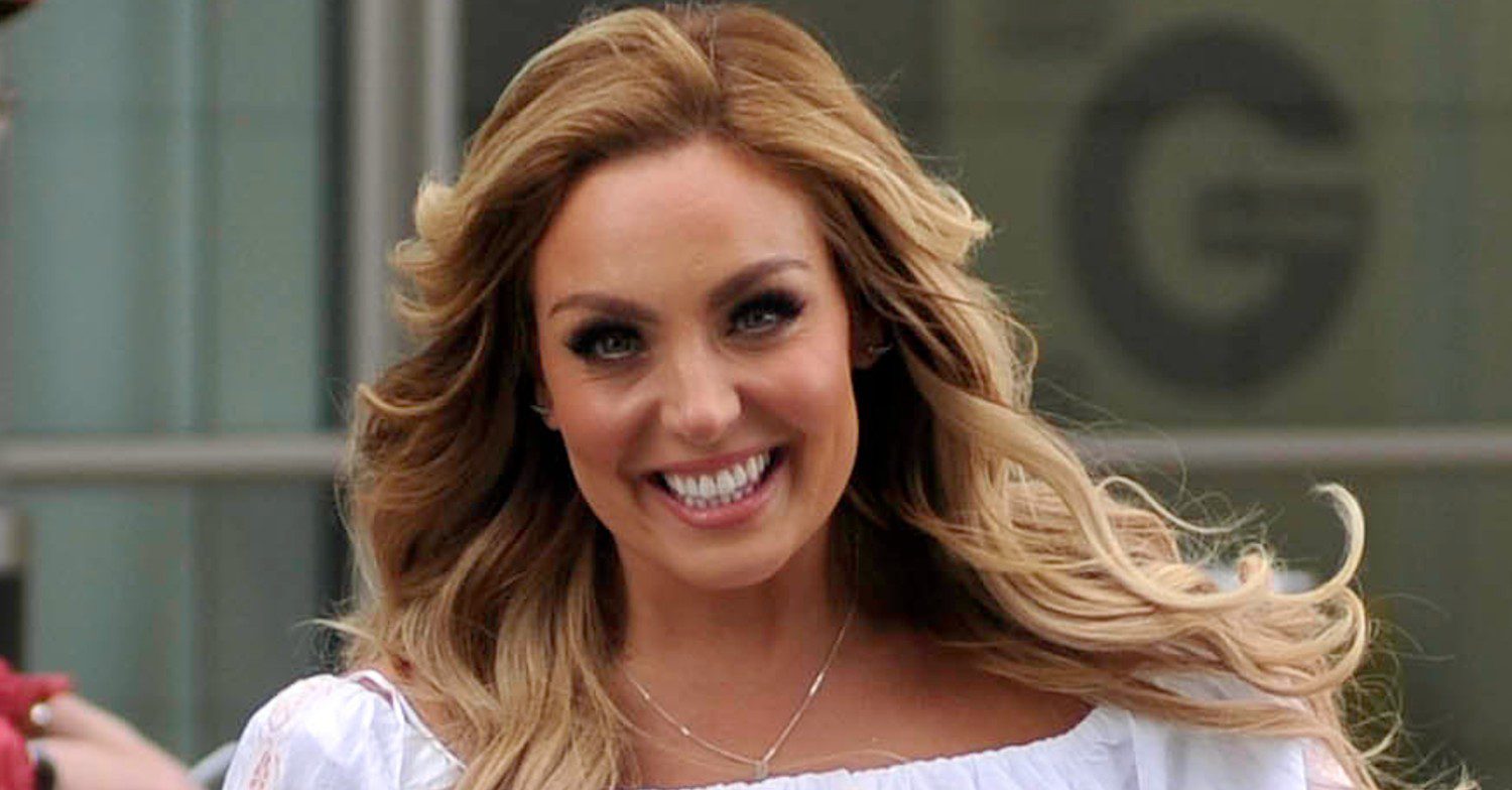 Amy Dowden smiling outside