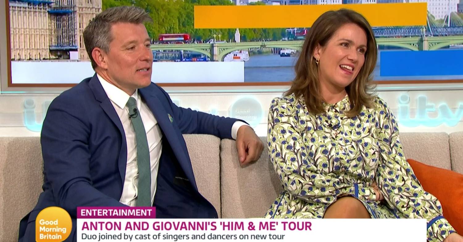 Ben Shephard and Susanna Reid hosting GMB today