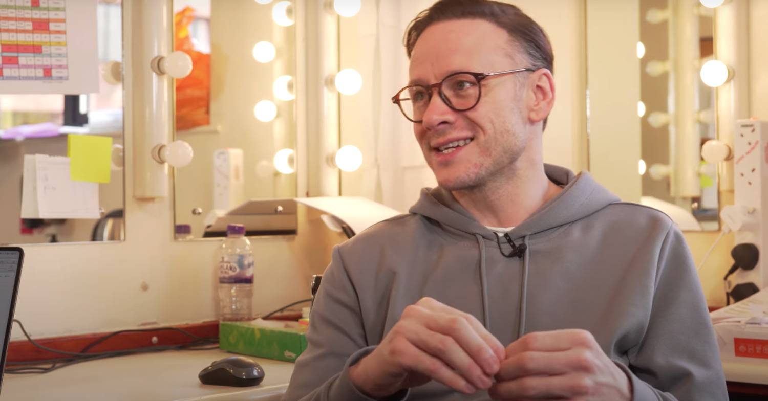 Kevin Clifton speaks during an interview