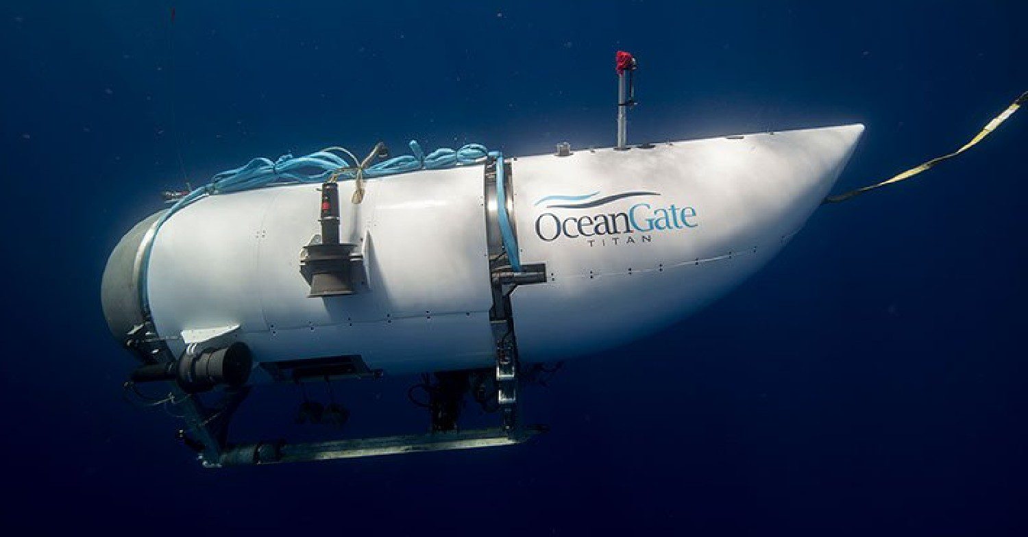 Titan submarine underwater
