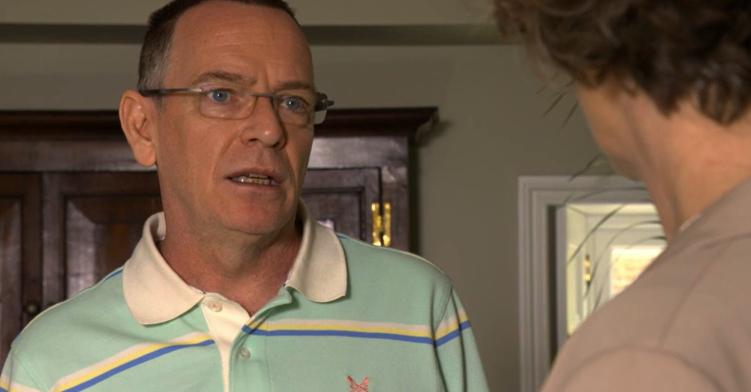 EastEnders' Ian Beale looks concerned