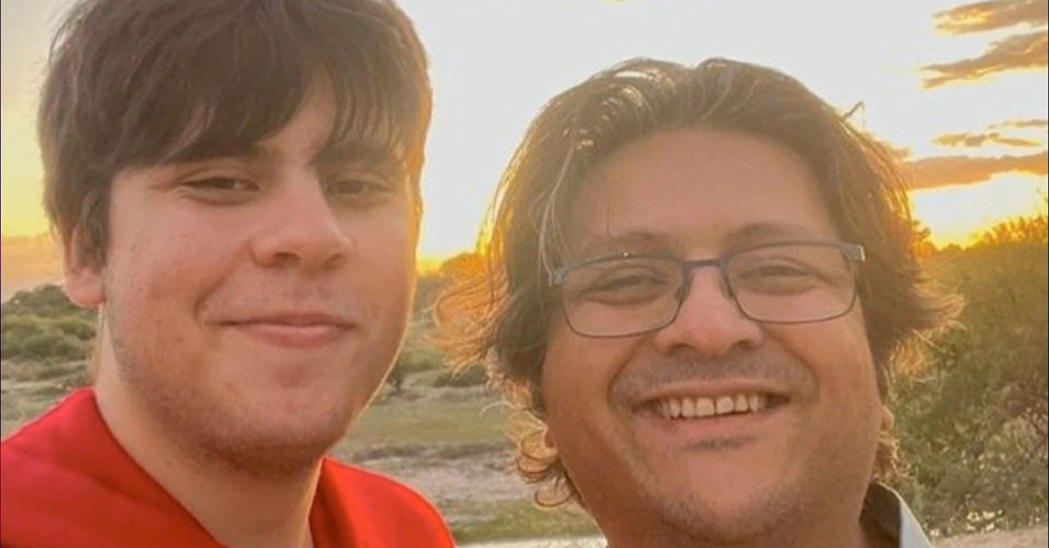 Suleman Dawood and his father 