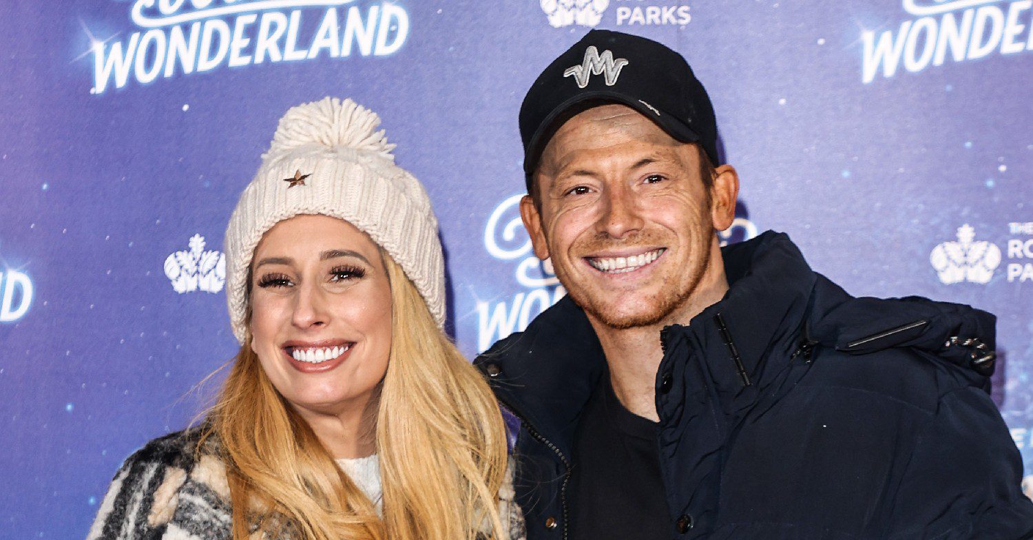 Stacey Solomon and Joe Swash smiling