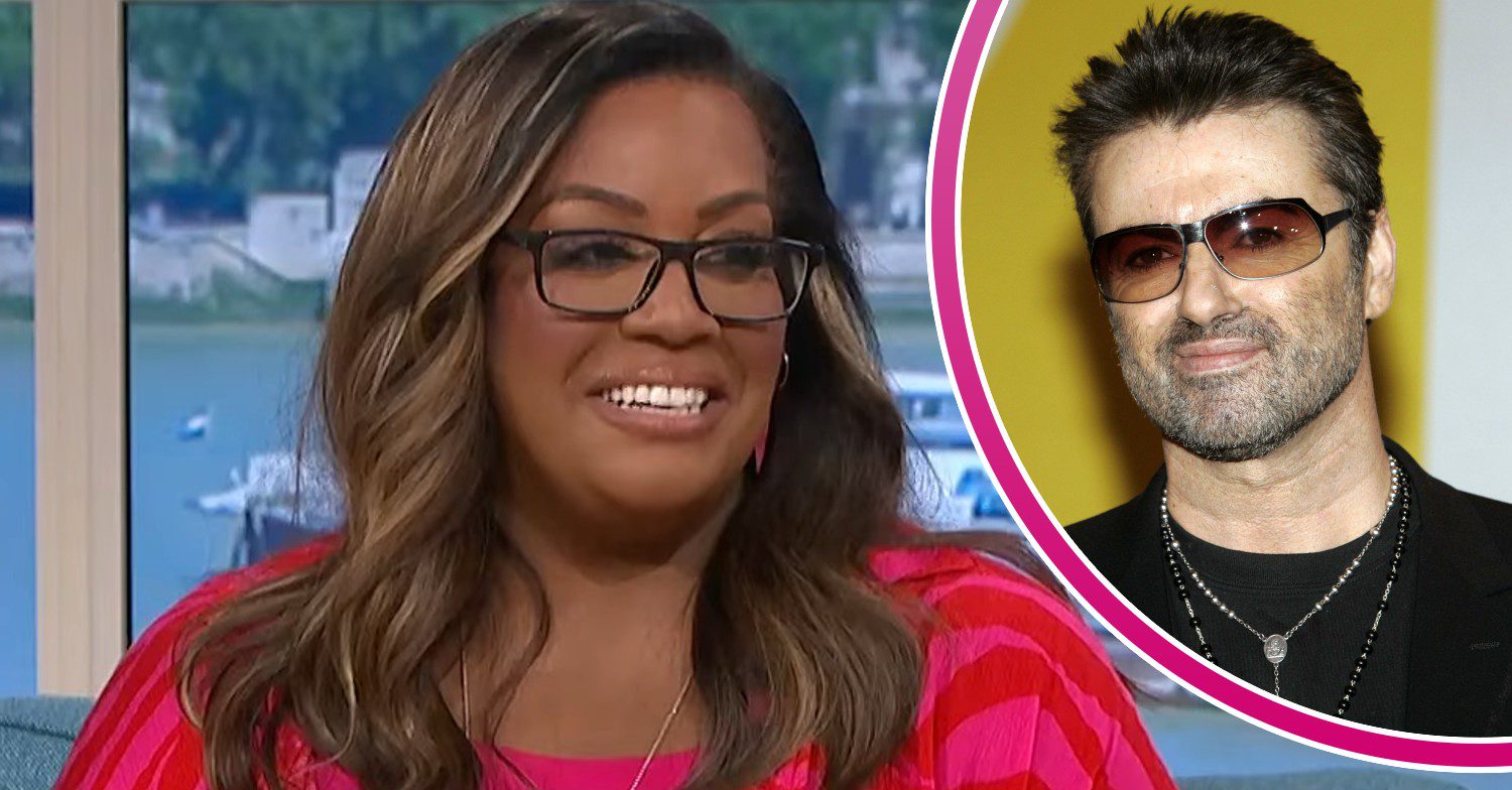 Alison Hammond smiles on This Morning/George Michael smiles
