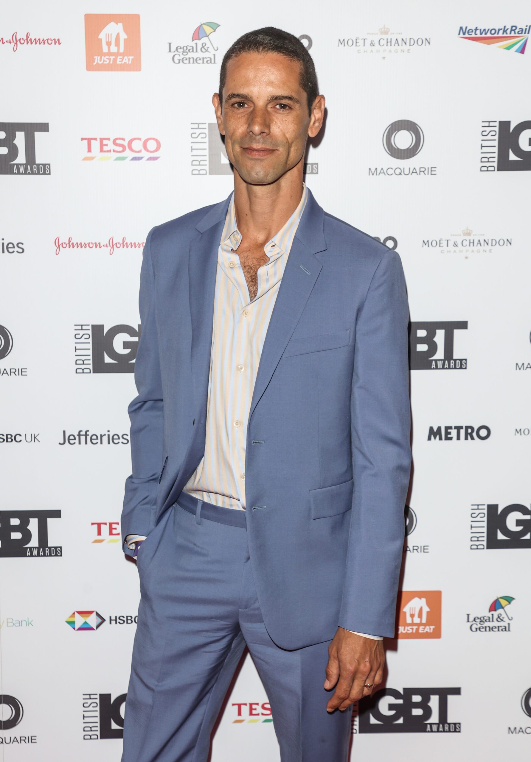 Paul O'Grady husband Andre at the British LGBT Awards 2023 In London