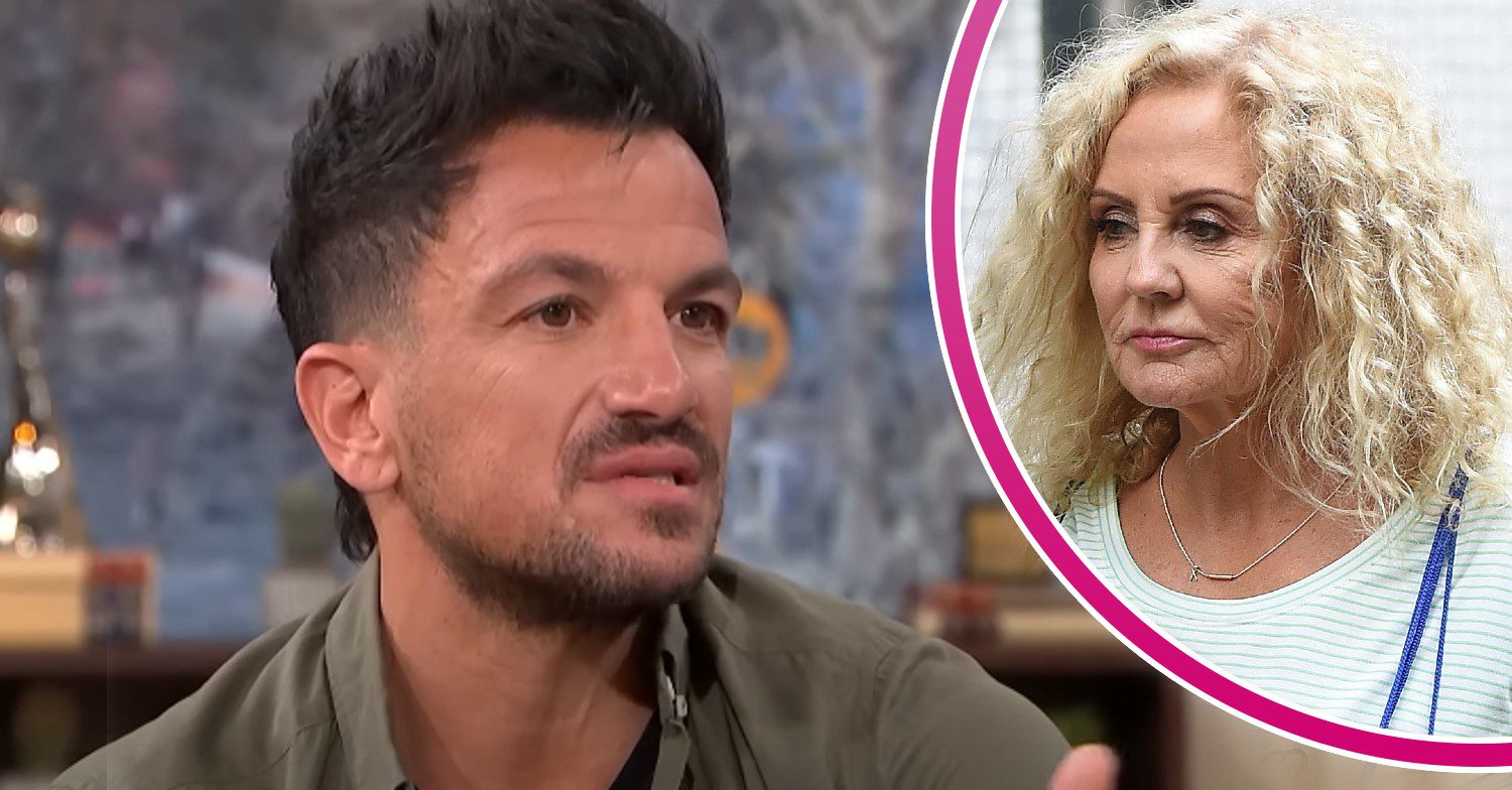 Peter Andre on Lorraine and Amy Price outside ITV