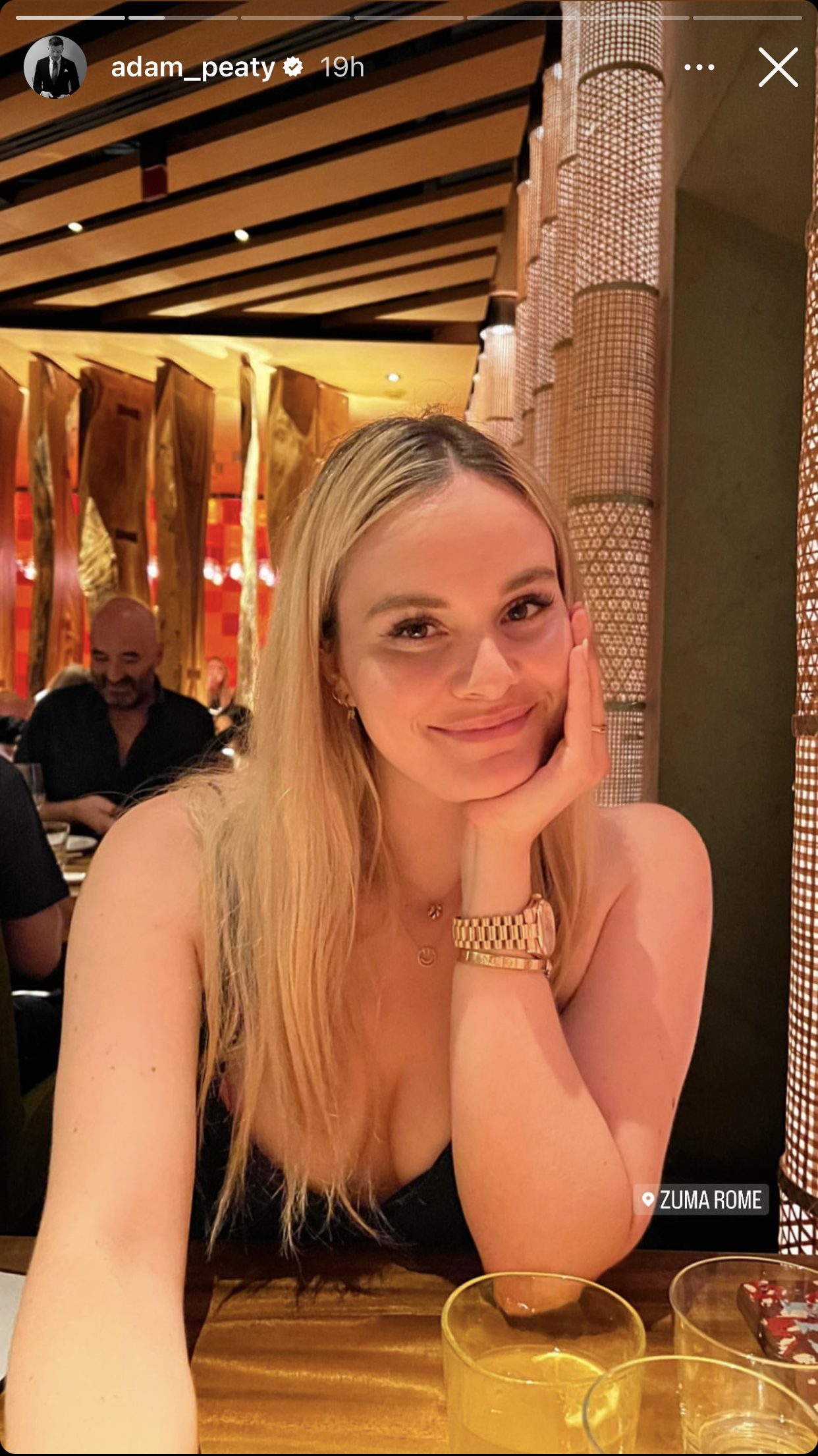 Holly Ramsay smiling in photo taken by Adam Peaty