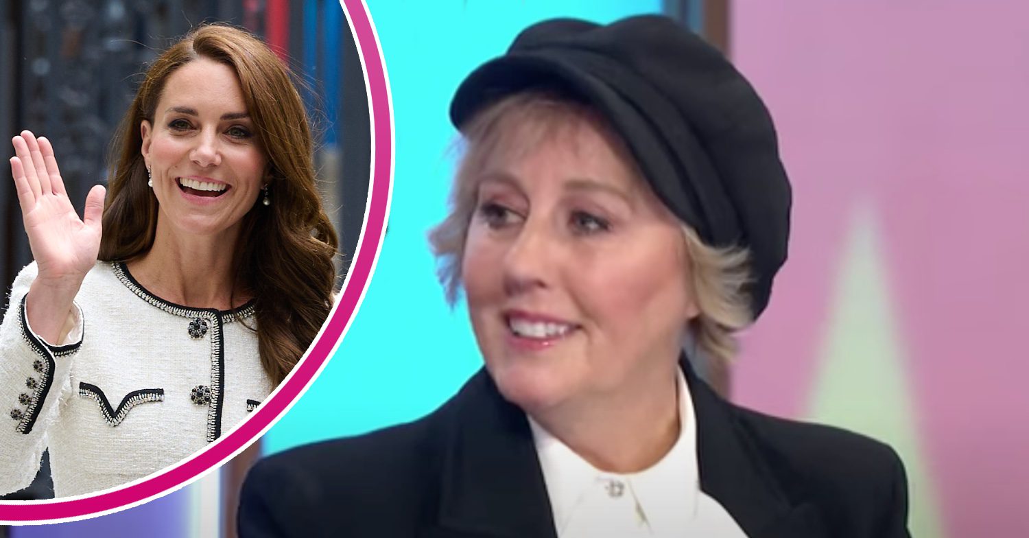 Shirlie Kemp and Kate Middleton smiling