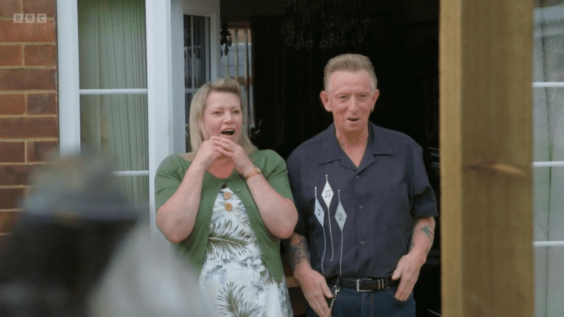 Elaine and Paul gasp on Garden Rescue