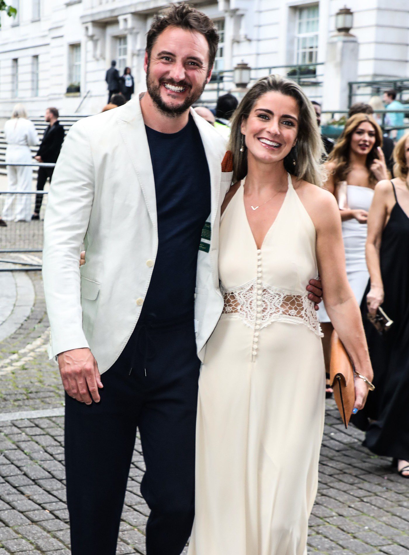 James Bye smiling with wife Victoria