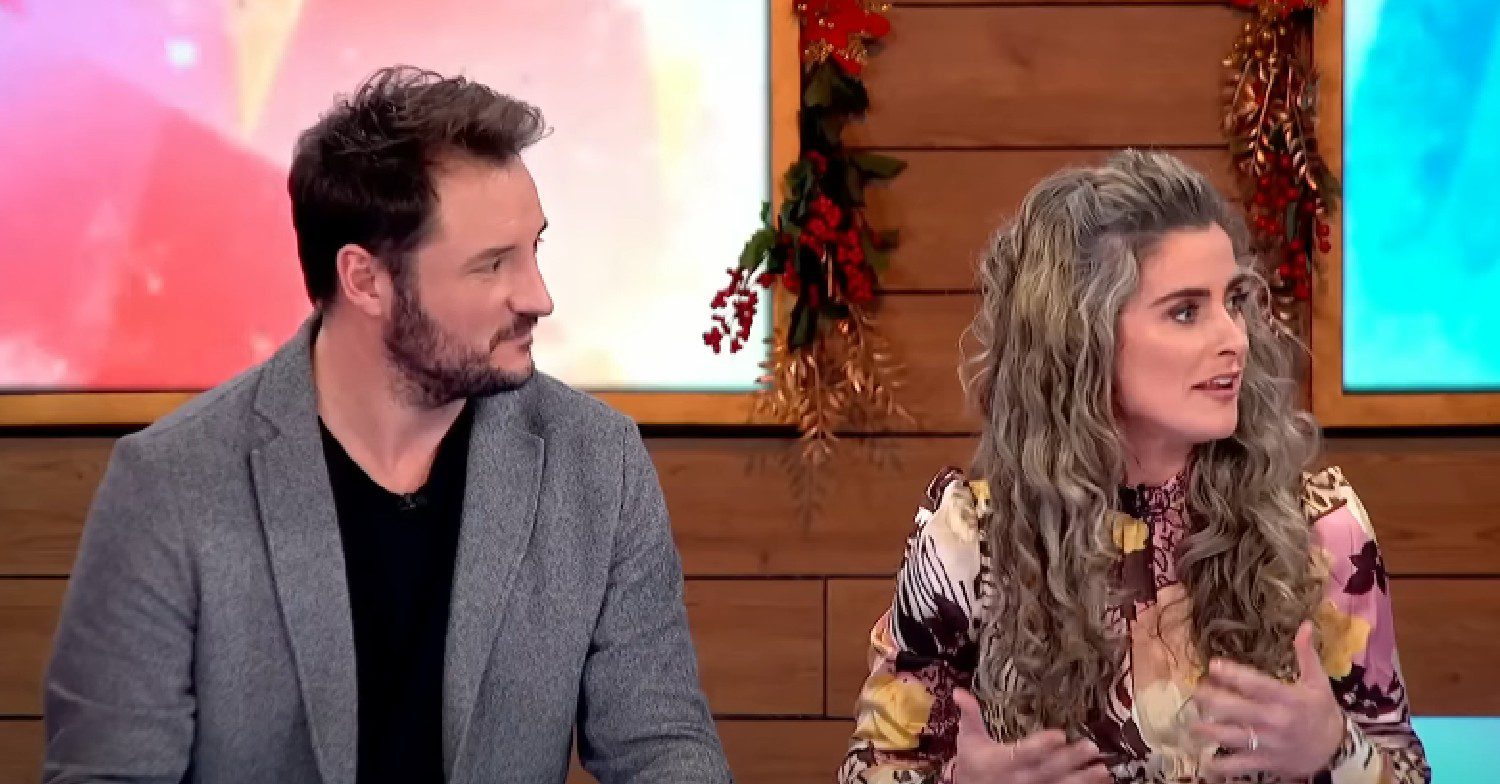 James Bye and his wife Victoria on Loose Women