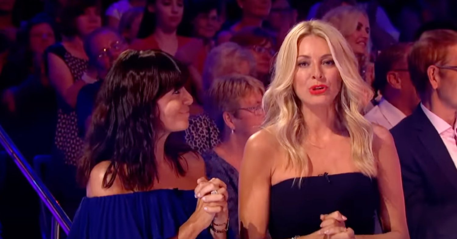 Tess Daly and Claudia Winkleman hosting Strictly