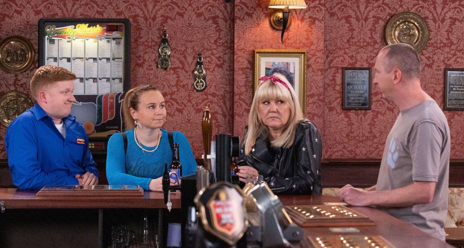 Coronation Street spoilers: Chesney, Gemma, Beth and Kirk in the Rovers