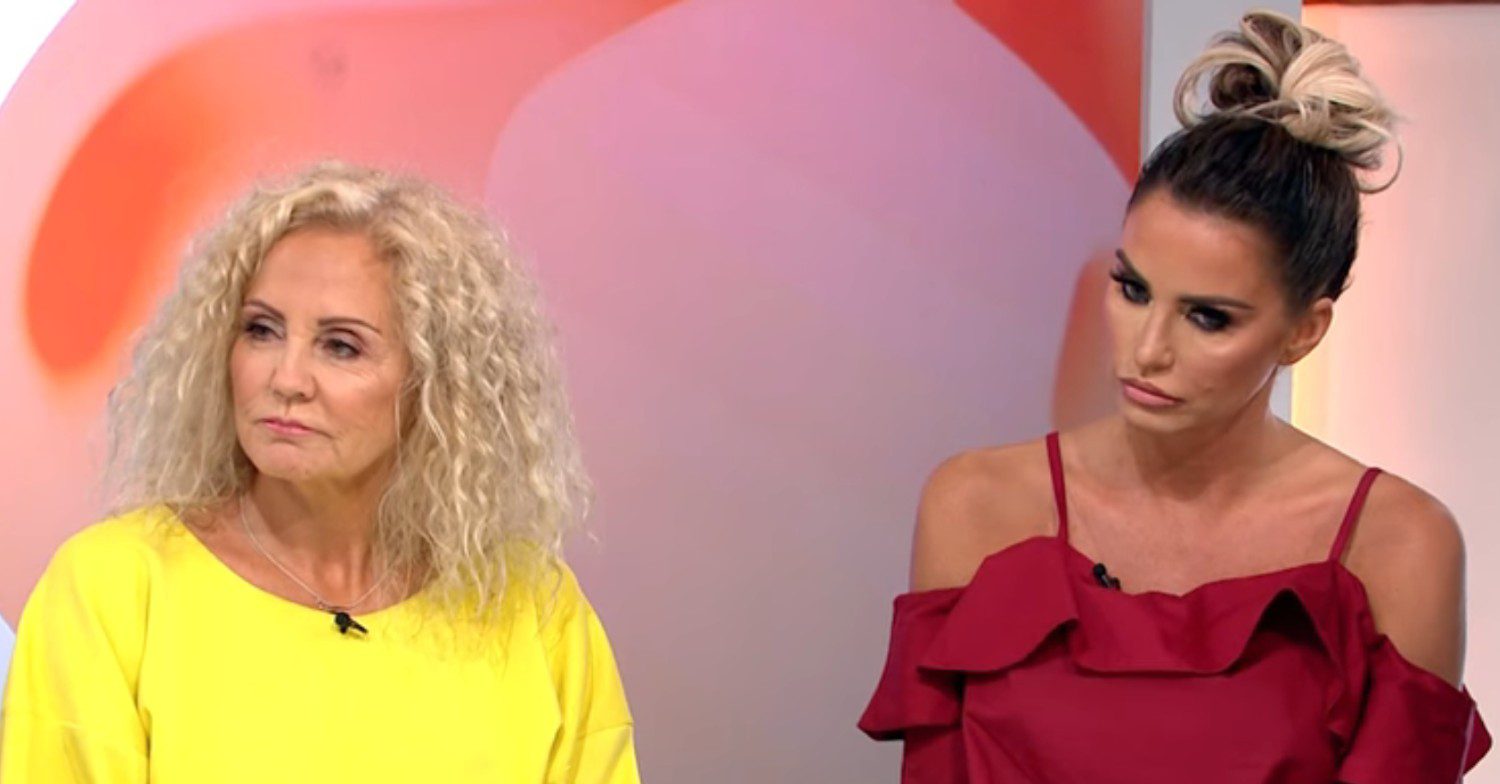 Amy Price and Katie Price being interviewed on Loose Women