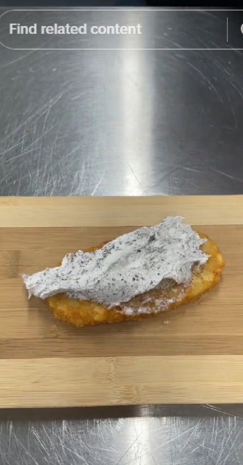 McDonald's hash brown with ice cream on TikTok